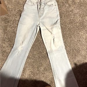 Wide flare Jeans hood material and quality